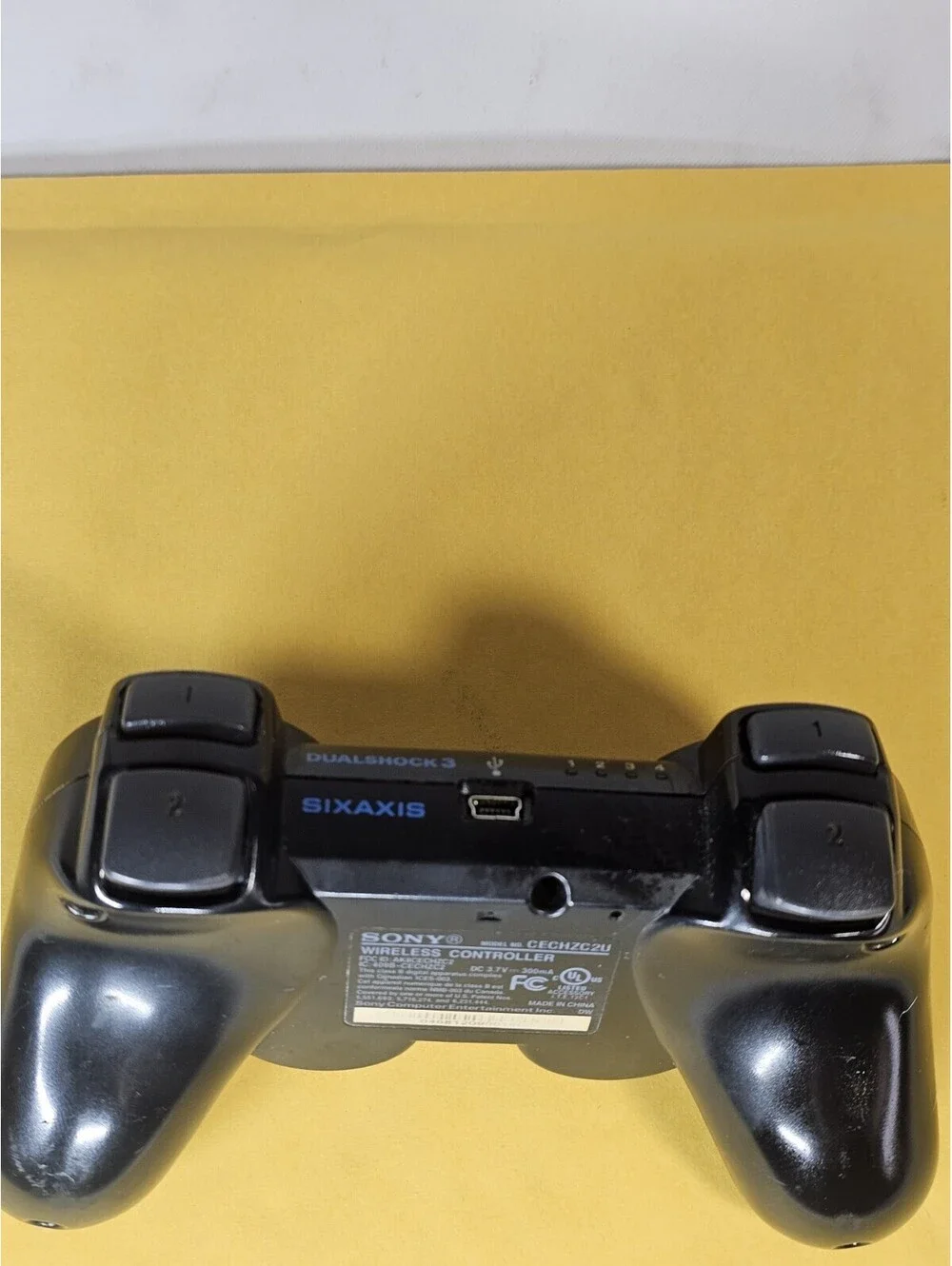 Sony Playstation 3 PS3 Sixaxis DualShock 3 Controller Untested. For parts repair